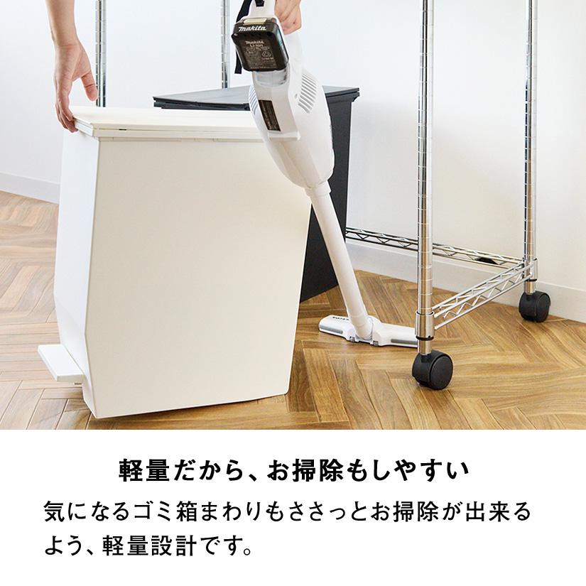 ホワイトのみ予約販売(3月上旬出荷予定) ゴミ箱 45L SOLOW ペダル