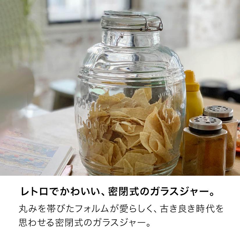 DULTON（ダルトン） 保存容器 フタ付き 密封 ガラスキャニスター