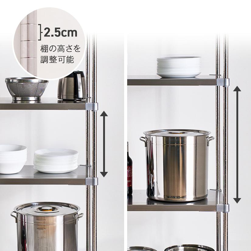 PROFACE プロフェイス SUS304ステンレス フリーラック 幅76 奥行60 高