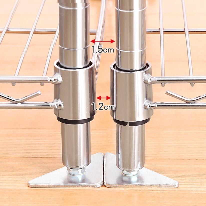 Luminous スチールラック パーツ ルミナス ラック 三角プレート脚 2個