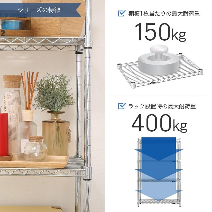 Luminous スチールラック 幅80 奥行35 高さ120 5段 ルミナスライト