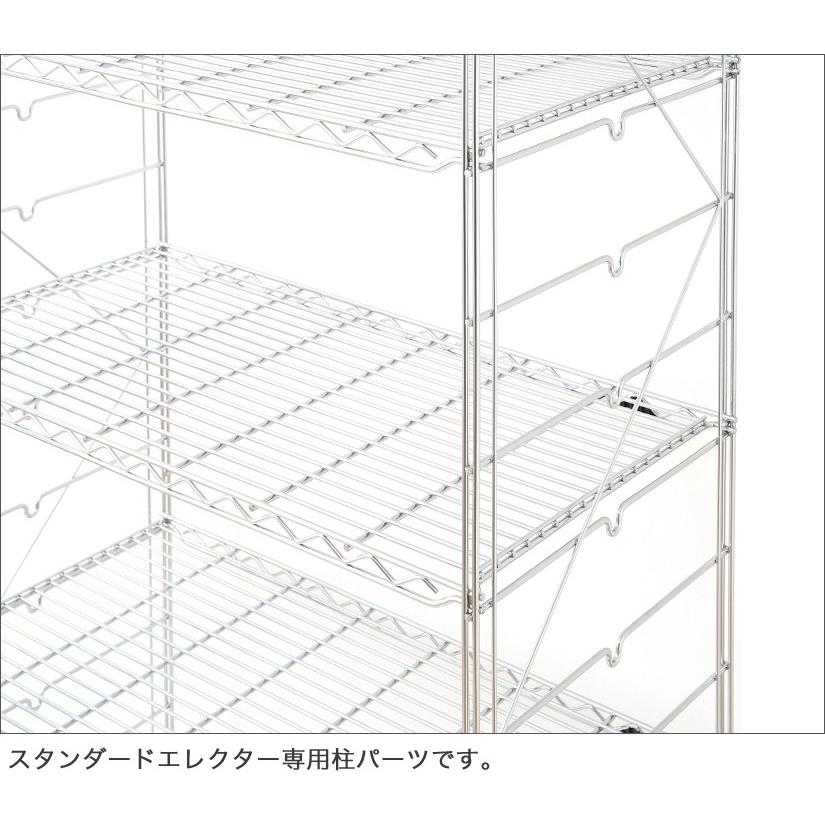 エレクター 柱 ファーストシリーズ ERECTA パーツ THE Lシリーズ 奥行61.5×高さ186cm L1830 業務用の画像