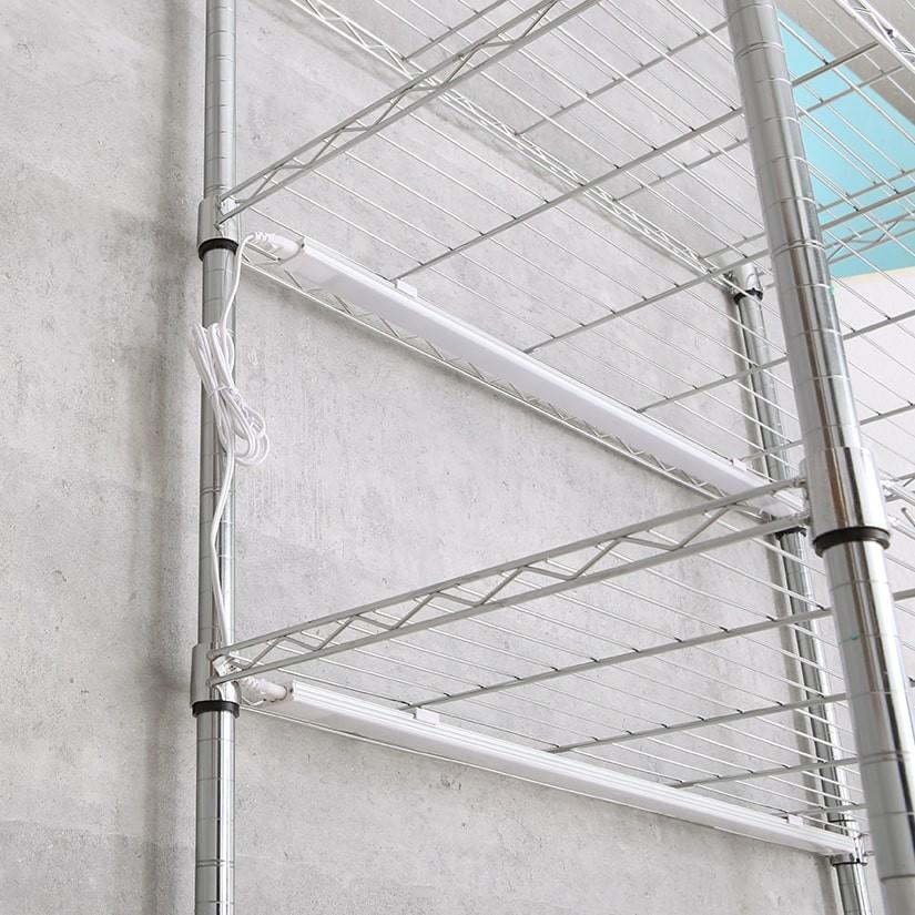 Luminous スチールラック ルミナス パーツ LEDライト 幅120 昼白色