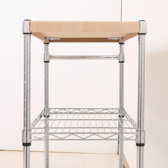 Luminous キッチンワゴン キッチン幅60 奥行35 高さ76 3段 収納