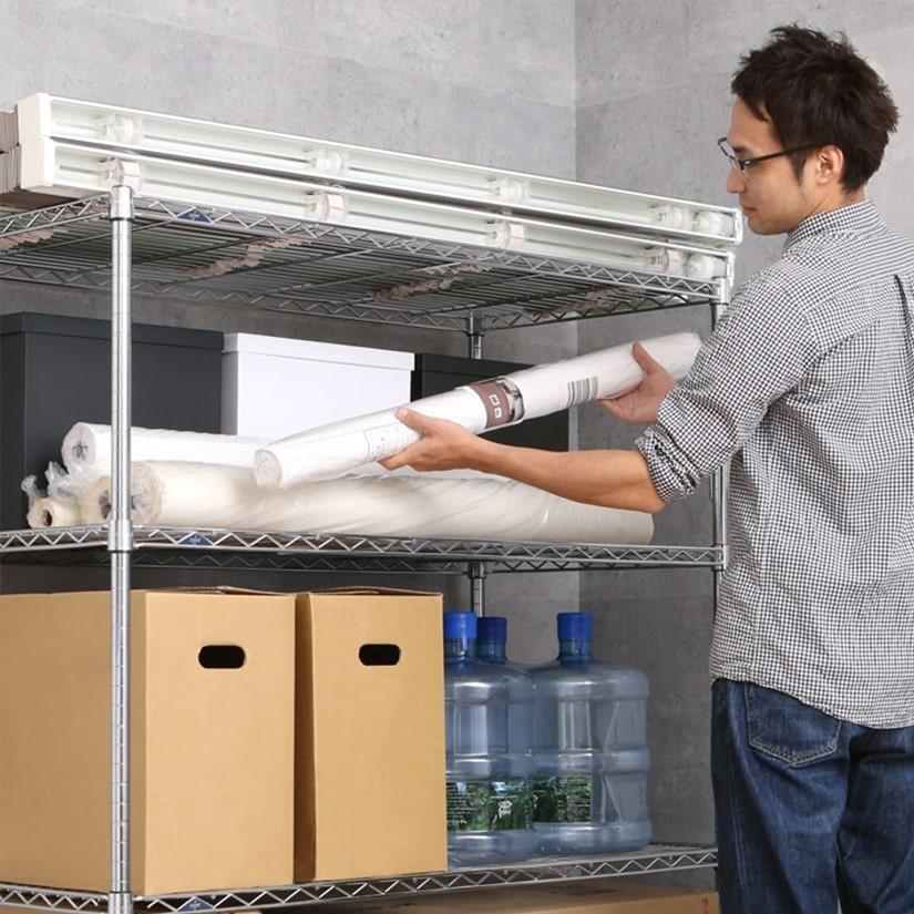 Luminous スチールラック 業務用 キッチン 幅120 奥行45 高さ155 4段