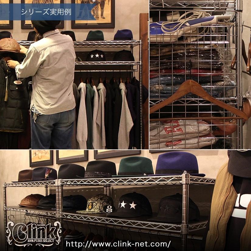 予約販売(6月下旬出荷予定) ルミナス レギュラー 業務用 ラック 幅180 4段 奥行60 大容量 高さ156cm NLK1815-4_6