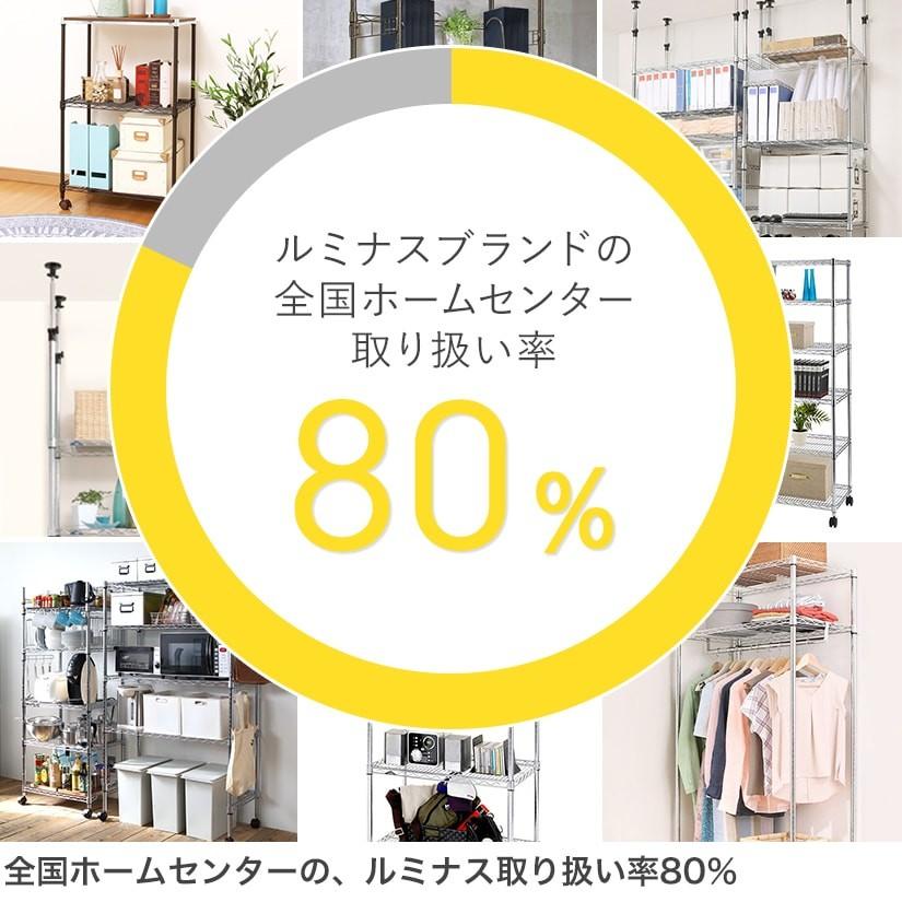 Luminous スチールラック パーツ ルミナスノワール ソリッドシェルフ