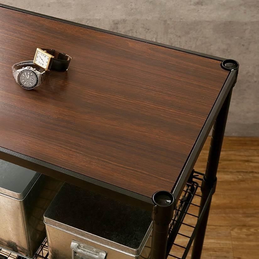 Luminous スチールラック パーツ ルミナスノワール ウッドシェルフ 棚