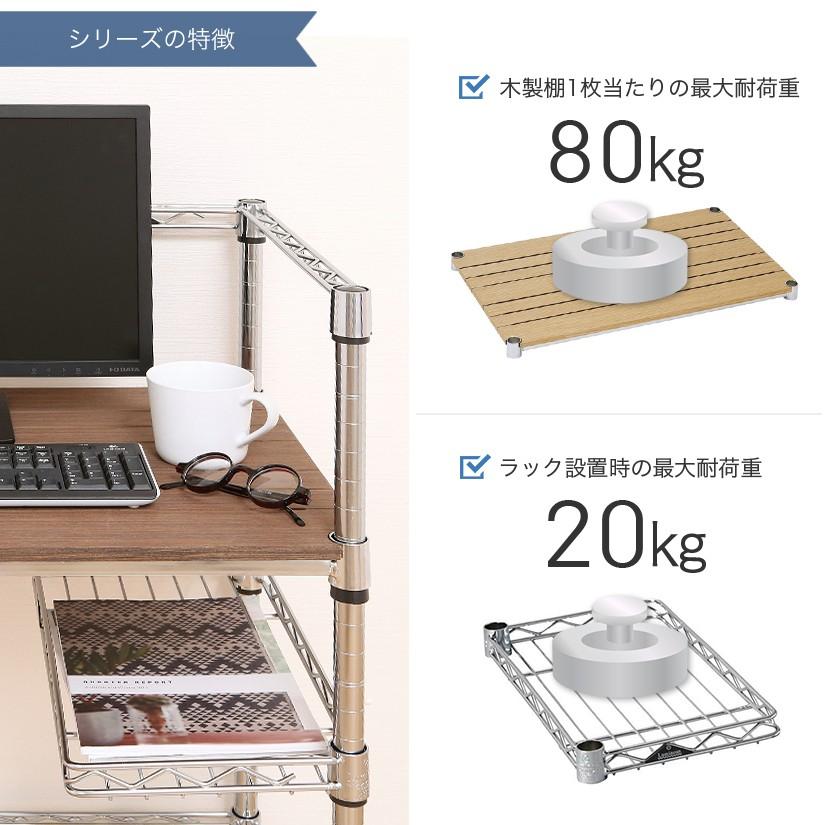 Luminous ※ブラウンのみ廃番※スチールラック デスク ルミナス 幅120