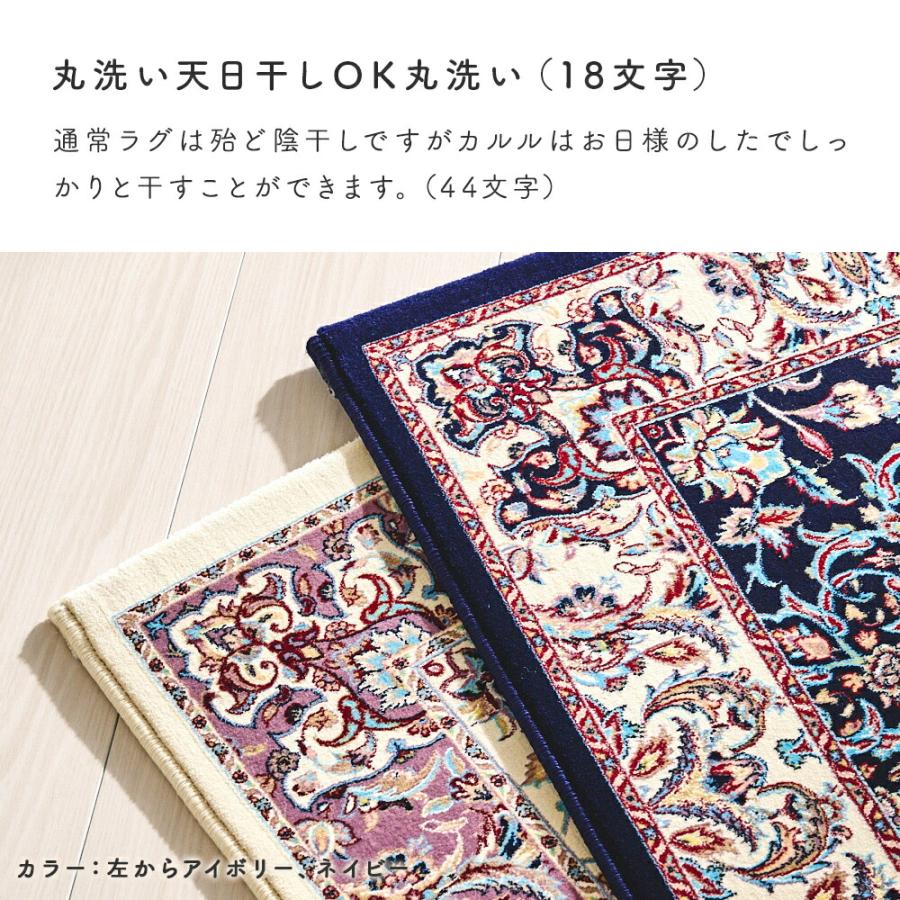 ネイビー廃番※【最短・翌日出荷】玄関マット 高級感あふれるメダリオン