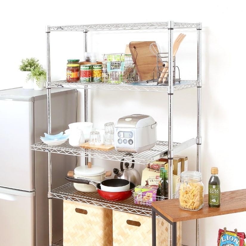 Luminous ルミナス ラック (25mm) 幅76 スライド棚 幅76×奥行46cm