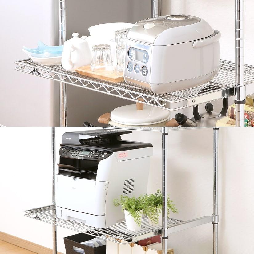 Luminous ルミナス ラック (25mm) 幅76 スライド棚 幅76×奥行46cm