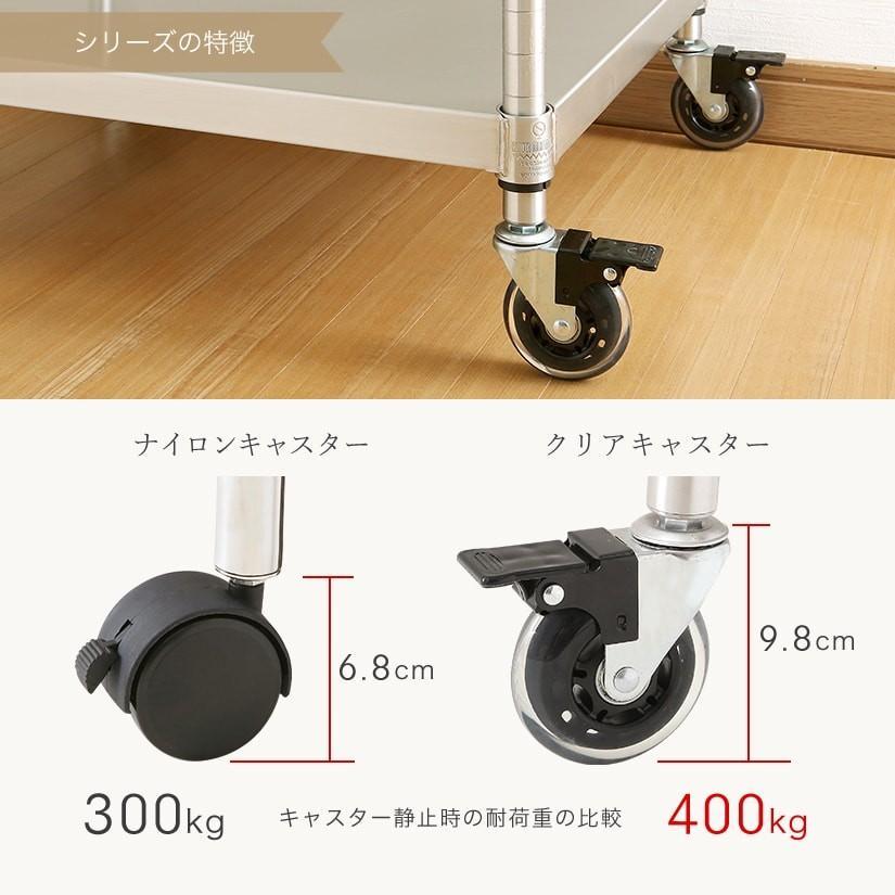 ルミナス　スチールラックH184 W120 D46 キャスター　メタルラック ルミナス スチールラックH184 W120 D46 キャスター メタルラック