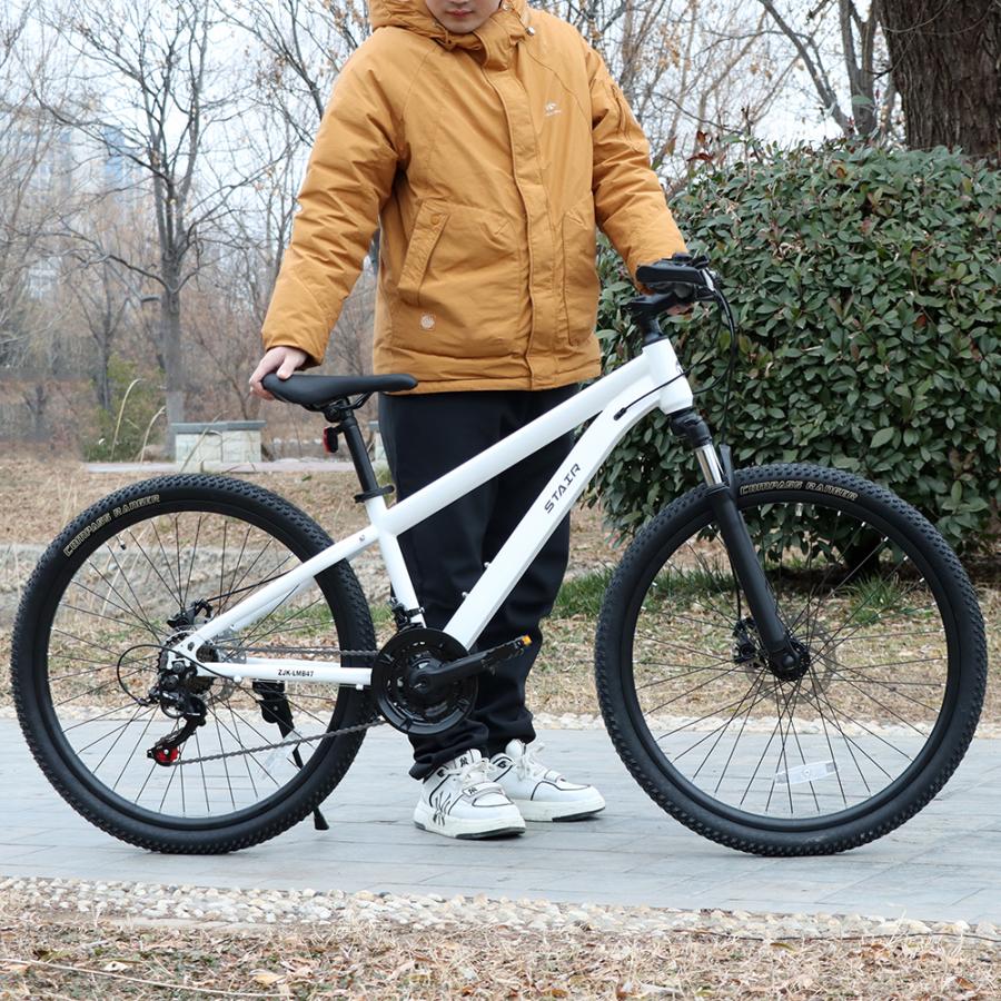 マウンマウンテンバイク クロスバイク シマノ21段変速 自転車 26インチ