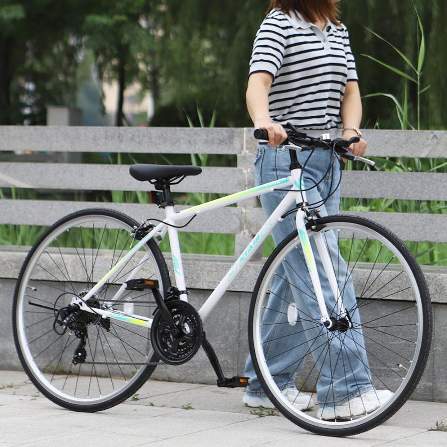 クロスバイク 自転車 シマノ製21段変速 700x25C 前後キャリパー クロスバイク 自転車 シマノ製21段変速 700x25C 前後キャリパー
