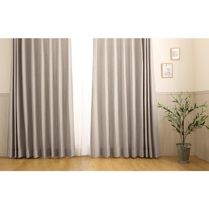 【オーダーカーテン】１４ カーテン おしゃれ オーダー 非遮光 イエロー グリーン ブルー 天然