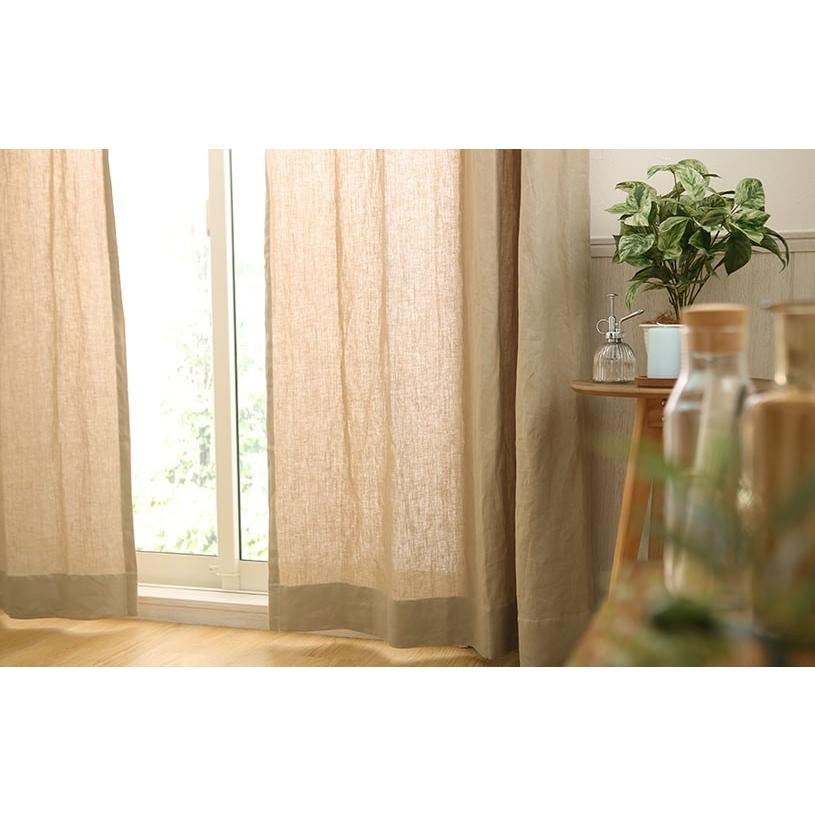 カーテン おしゃれ オーダー 非遮光 イエロー ブラック ブラウン