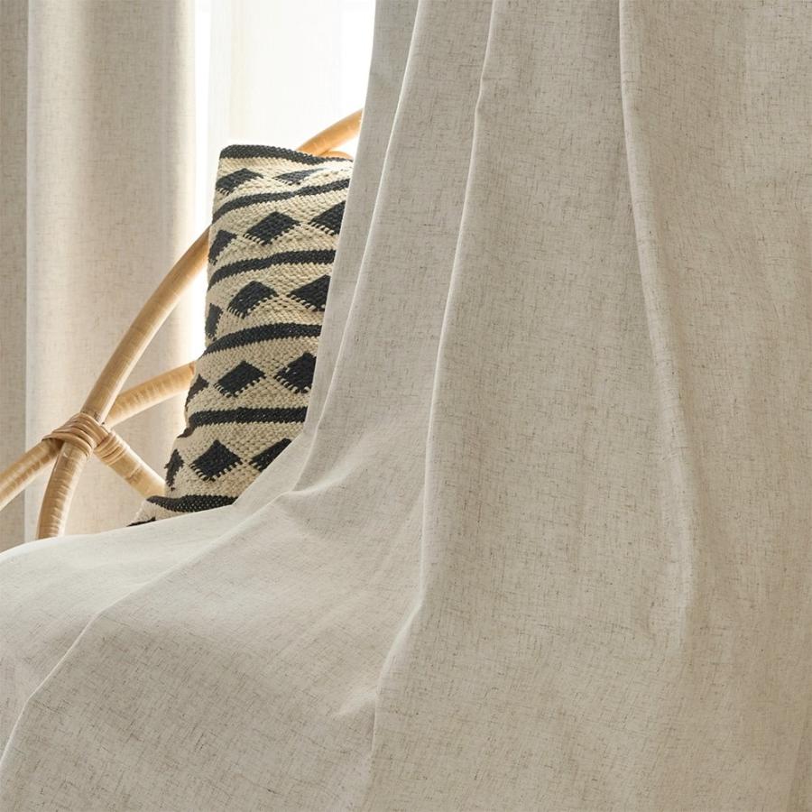 ドレープカーテン BOHOインテリア BOHO ナチュラル 完全遮光 遮光