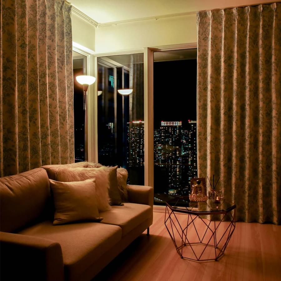 パーフェクトスペース カーテン 遮光 オーダー 2級遮光 洗濯可能 遮熱