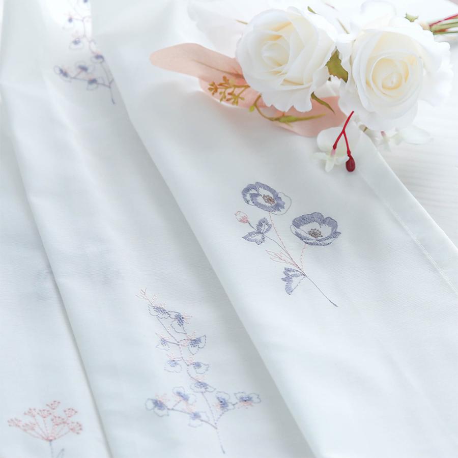 レースカーテン【☆あみたん☆様　オーダー品　花柄刺繍レース　遮熱　UV 両開き】 Amazon｜レースカーテン 透けない UVカット 姫系 刺繍レース
