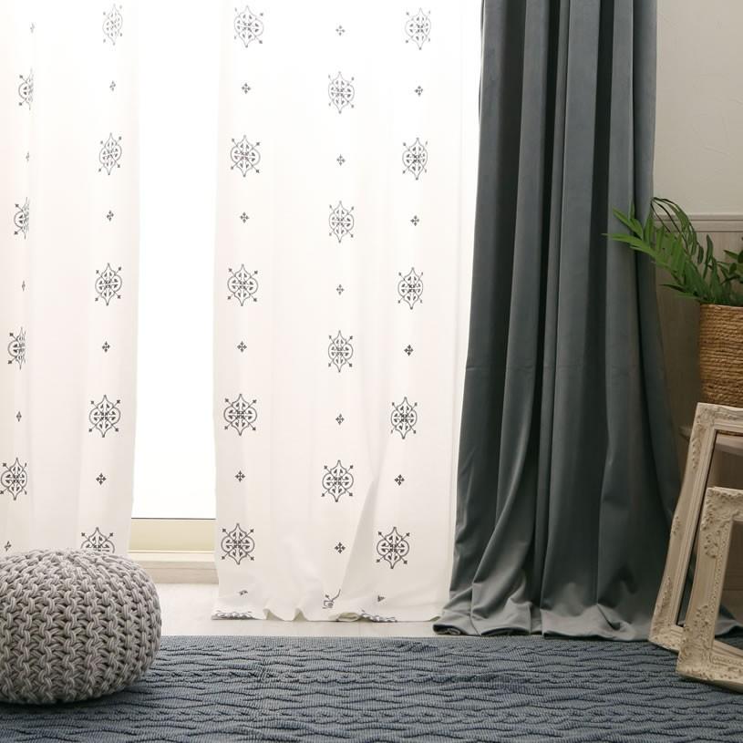 パーフェクトスペース カーテン 遮光 オーダー 1級遮光 レースカーテン