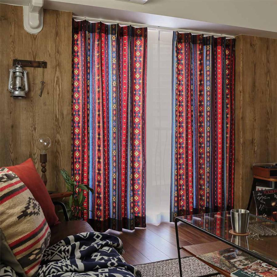 パーフェクトスペース おしゃれ カーテンセット 4枚セット オーダー