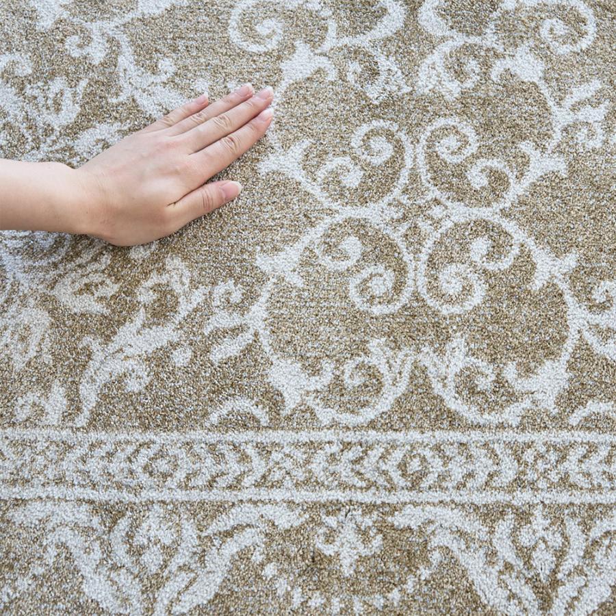 ラグ カーペット 絨毯 ベルギー製 ポリプロピレン100% 床暖房OK 幅