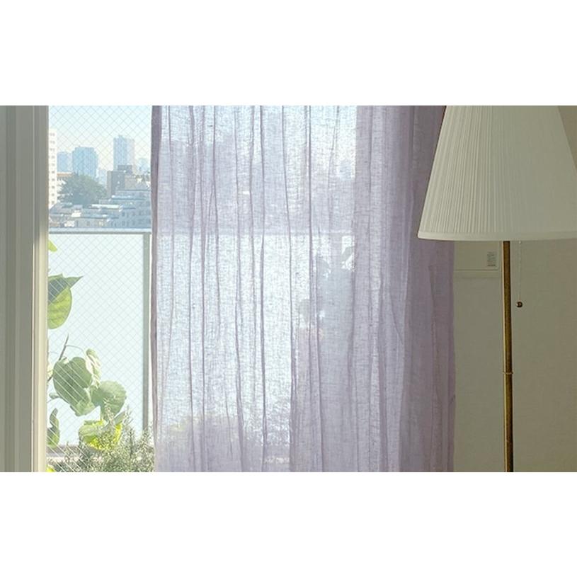 レースカーテン オーダー 非遮光 リネン 天然素材 オーダーカーテン