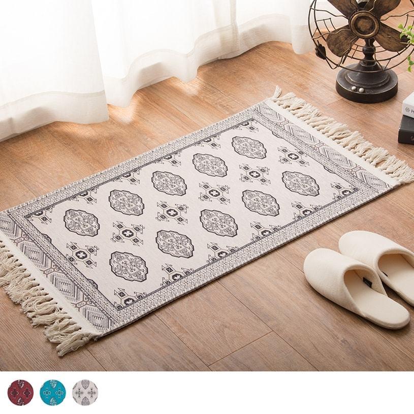 ラグ おしゃれ 安い マット 玄関マット トルクメン 玄関マット 45 75cm Hag Tum パーフェクトスペース カーテン館 通販 Yahoo ショッピング