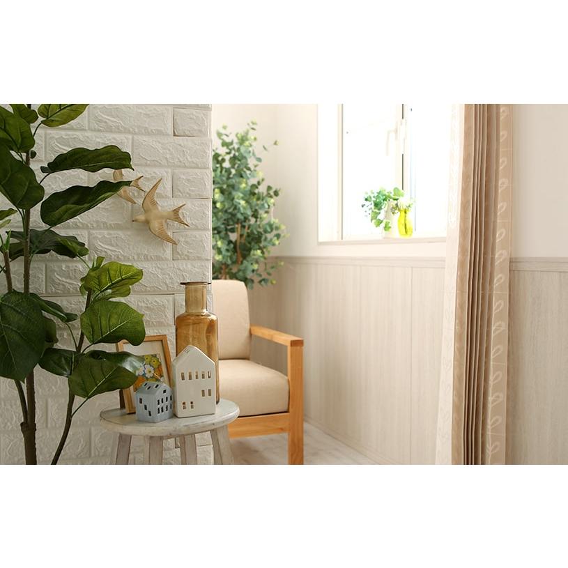 のれん かわいい 暖簾 布のれん 北欧 リーフ レティ ベージュ 送料無料