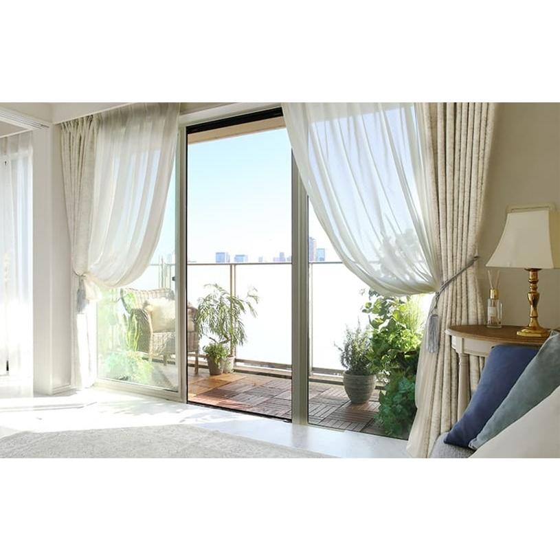 カフェカーテン【miku様オーダー品　ボイルレース2枚重ねベージュ】ハンドメイド カフェカーテン【miku様オーダー品 ボイルレース2枚重ねベージュ