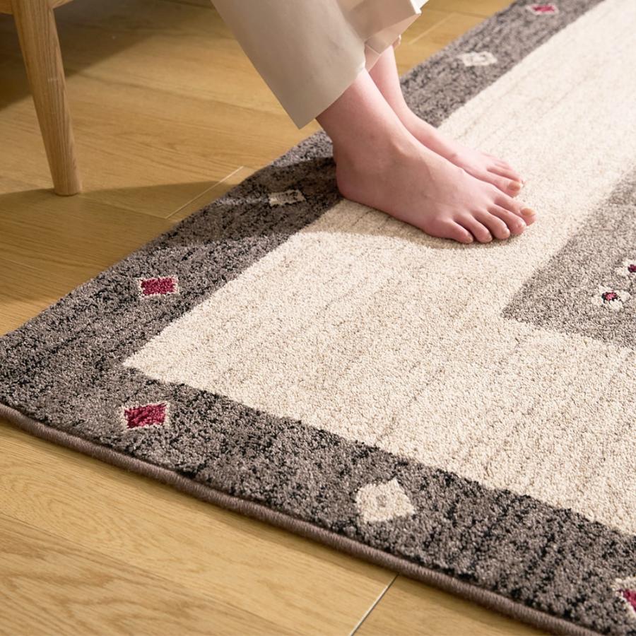 ラグ 240cm x 240cm ベルギー製 ラグ ラグマット ベルギー製 防炎 幅240cm×長さ240cm レッド 消