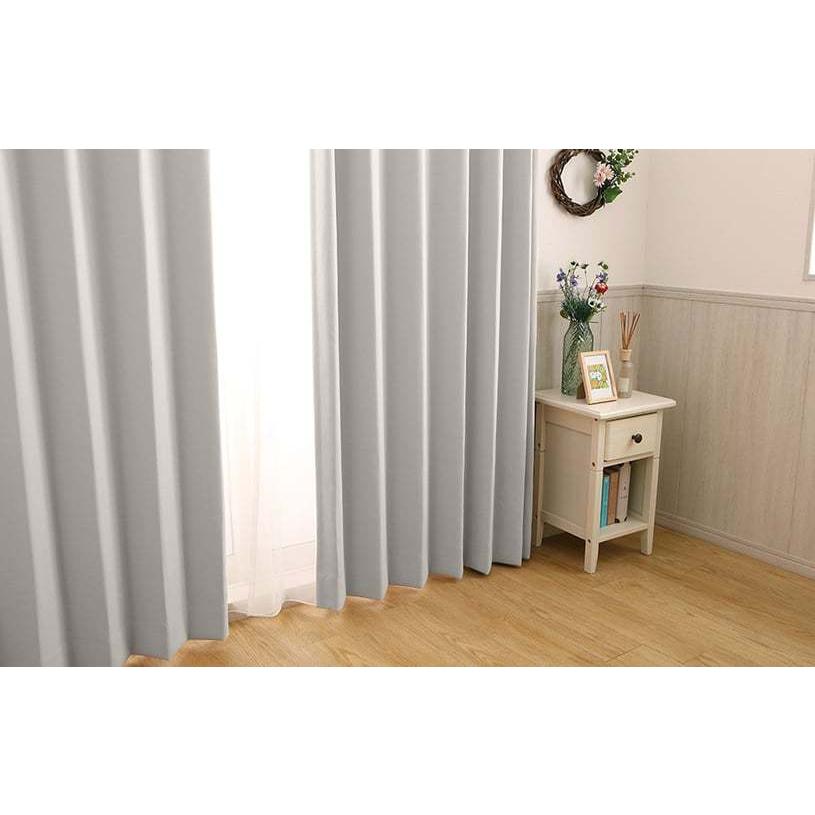 カーテン おしゃれ 送料無料 安い 1級遮光カーテン 遮熱 保温 トリップ スノーグレー 1 5倍ヒダ Ps 600sgr 2h パーフェクトスペース カーテン館 通販 Yahoo ショッピング