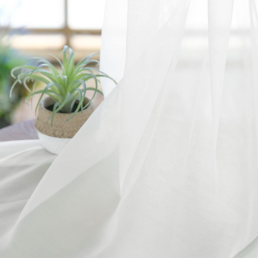 パーフェクトスペース レースカーテン オーダー ボイル 洗濯可能 防炎