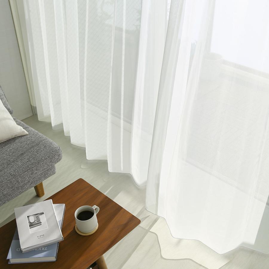 パーフェクトスペース レースカーテン オーダー ボイル 洗濯可能 防炎