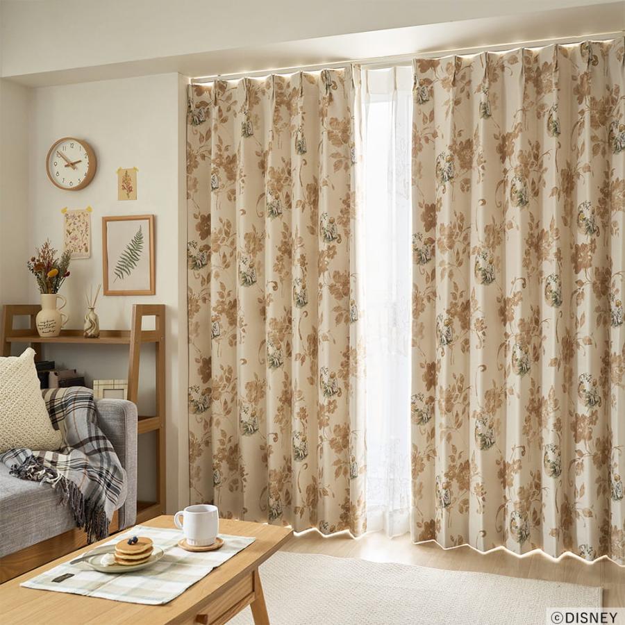 Disney（ディズニー） カーテン 遮光 オーダー 1級遮光 洗濯可能