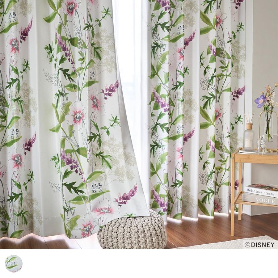 カーテン 遮光 おしゃれ 1cm刻み ディズニー 遮光カーテン 遮光 おしゃれ オーダー ミッキー 植物柄 ワイルドフラワー アイボリー 1 5倍ヒダ Sdh M1157 2h パーフェクトスペース カーテン館 通販 Yahoo ショッピング