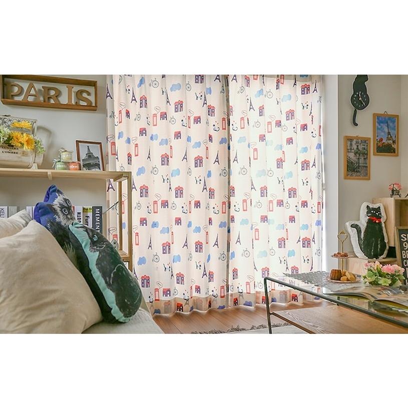 カーテン おしゃれ 安い 1cm刻み オーダー ミネット ホワイト 白 標準1 5倍ヒダ 2つ山 Un 0109 Set パーフェクトスペース カーテン館 通販 Yahoo ショッピング