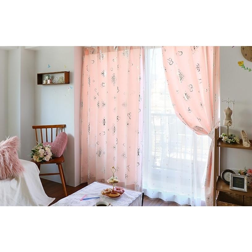 カーテン おしゃれ 安い 1cm刻み オーダー アリッサセット ピンク 標準1 5倍ヒダ 2つ山 Un 0141 Set パーフェクトスペース カーテン館 通販 Yahoo ショッピング