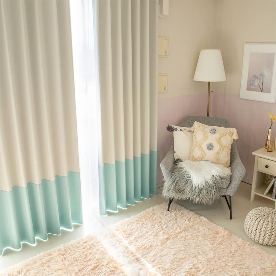 ユニベール カーテン 遮光 オーダー 1級遮光 洗濯可能 防炎 ホワイト