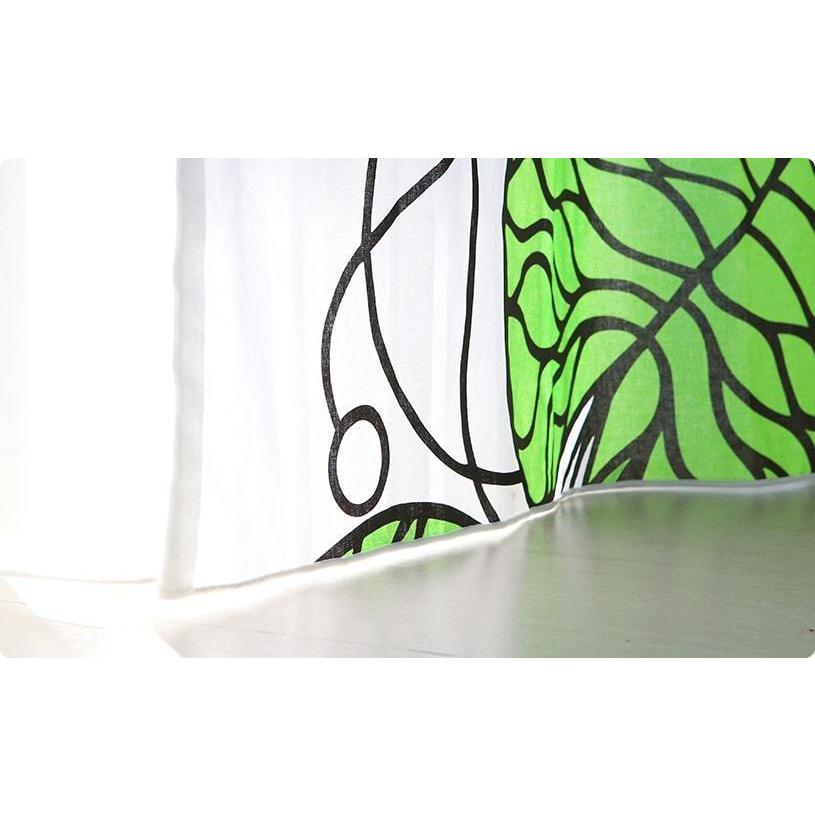 マリメッコ　ピエニウニッコ　２枚カーテン遮光裏地付き marimekko マリメッコ カーテン 裏地付き 北欧 蓮の葉 ボットナ