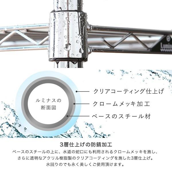 Luminous ルミナス スチールラック パーツ 簡単後付棚 アディショナル