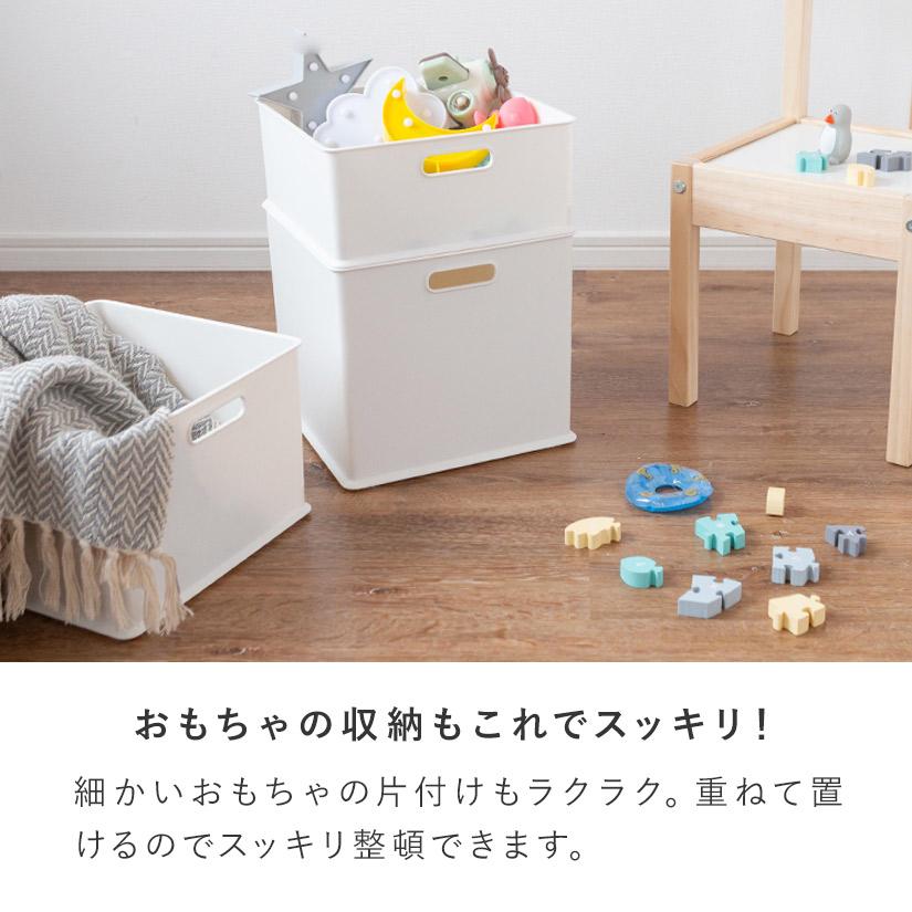 プラスチック収納ボックス正方形（浅型） 幅25×奥25×高さ12cm 3個セット 最短翌日出荷 BOX-KUP0007ST3｜perfect-space｜05