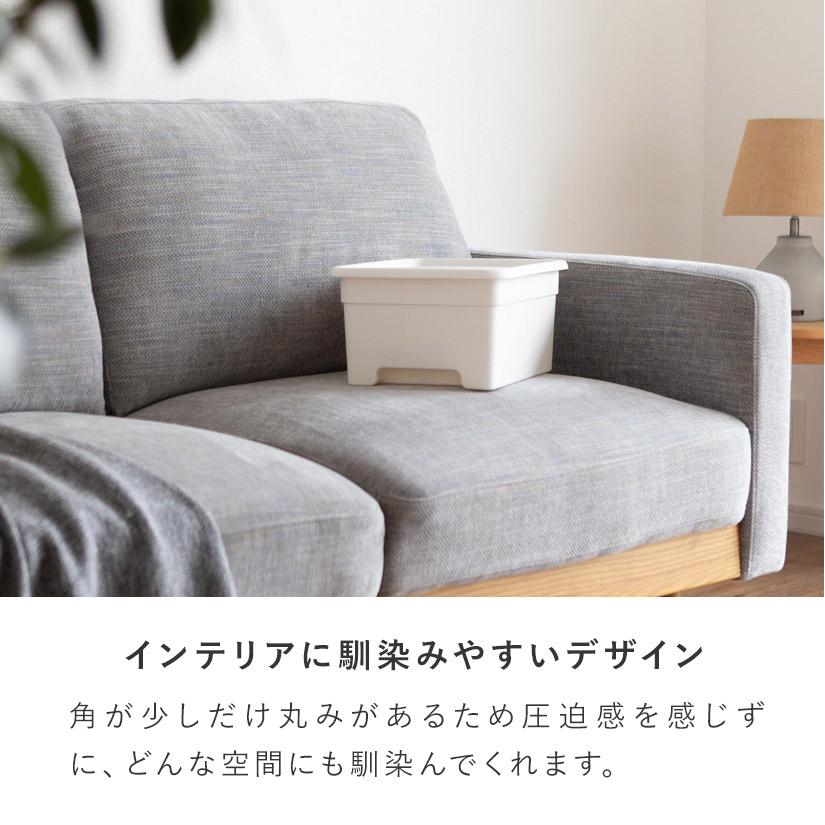 フタ付きプラスチック収納ボックス（S） 幅25×奥35×高さ16cm 1個 最短