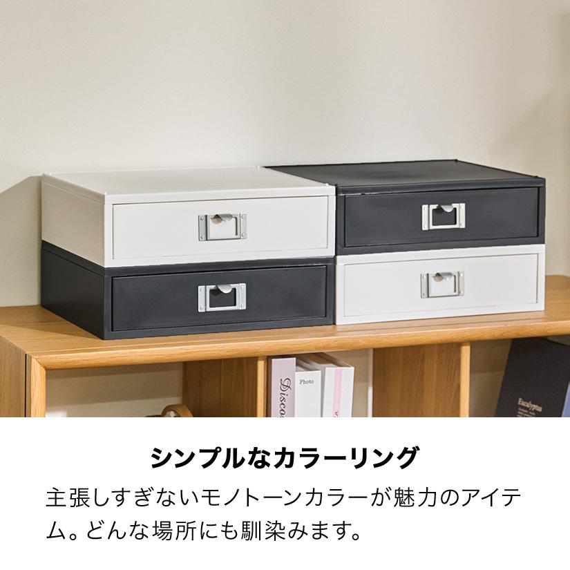 予約販売(4月下旬出荷予定) 引き出し収納ケース ライフモジュール A4 