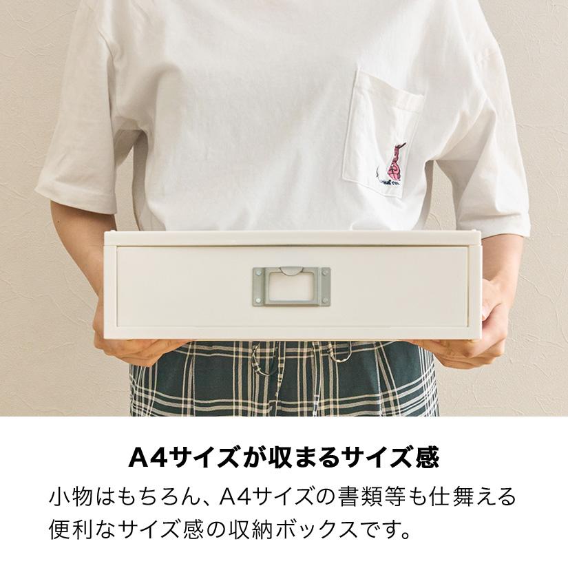 引き出し収納ケース ライフモジュール A4ファイルケース プラスチック