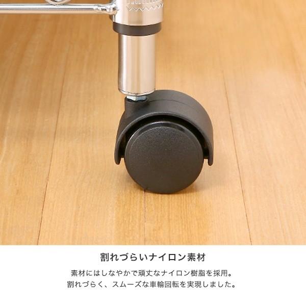 Luminous ルミナス スチールラック パーツ 19mm ナイロンキャスター