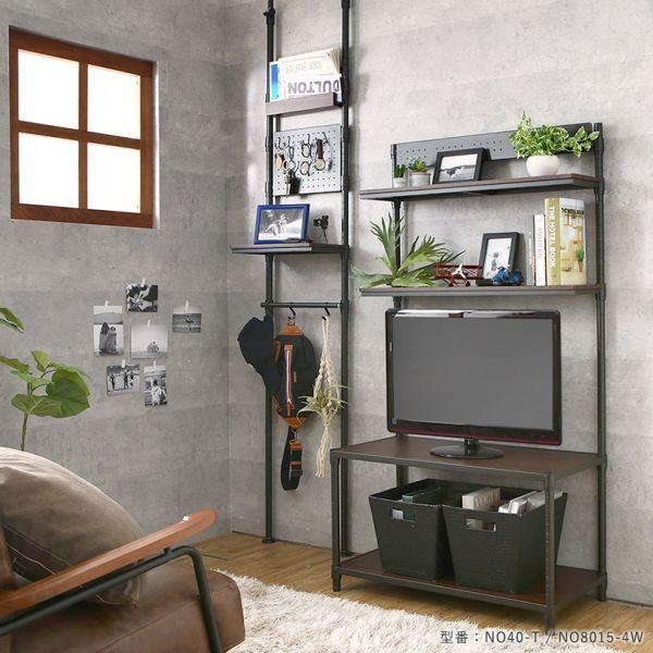 Luminous ルミナス ノワール 黒 ラック スチールラック パーツ幅60 高