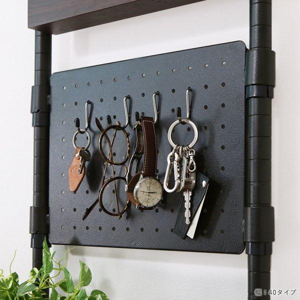 Luminous ルミナス スチールラック ノワール 黒 ラック 幅65 高