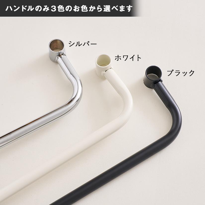 PROFACE プロフェイス SUS304ステンレス ハンドル付きワゴン 幅76 奥行60 高さ85 3段 (幅76.7×奥行61.5×高さ87.3cm) TSSW3-60767_2